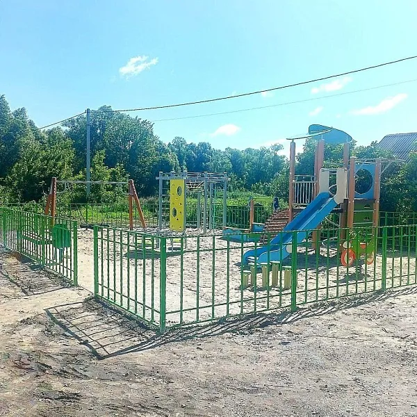 В&nbsp;Октябрьском районе Курской области появилась новая детская площадка