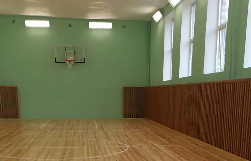 Спортзал отремонтировали в&nbsp;Косиновской школе Курской области