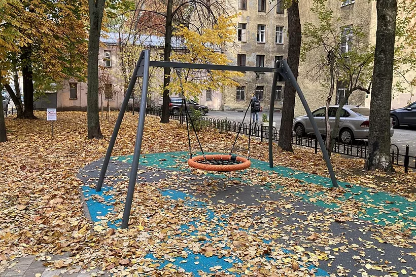В&nbsp;Санкт-Петербурге появилась новая детская площадка