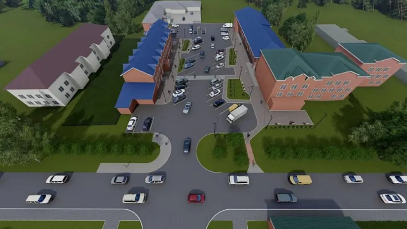 В&nbsp;Комсомольском округе Чувашии благоустроят площадь перед рынком &laquo;Таныш&raquo;