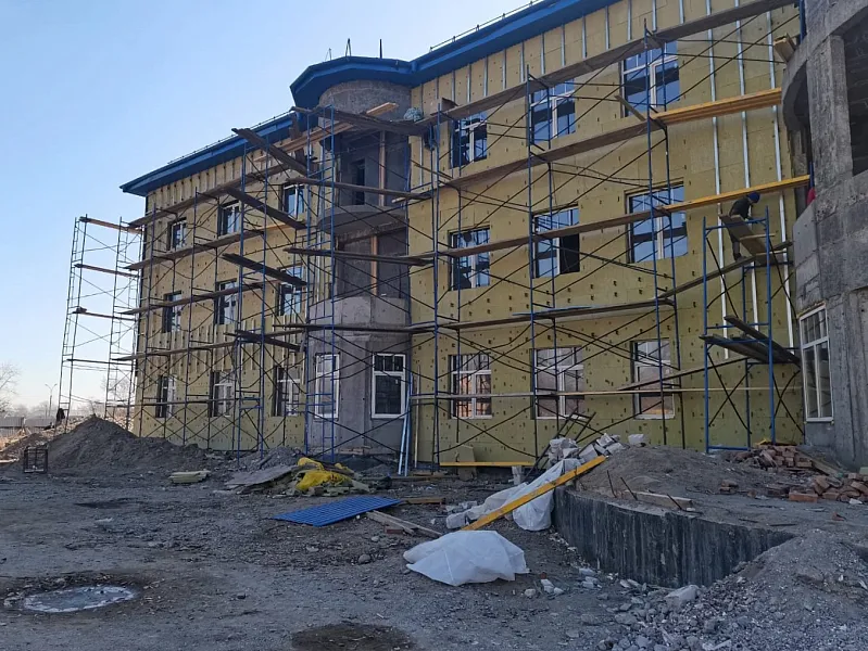 Поликлинику в&nbsp;городе Черногорске в&nbsp;Хакасии достроят к&nbsp;концу года