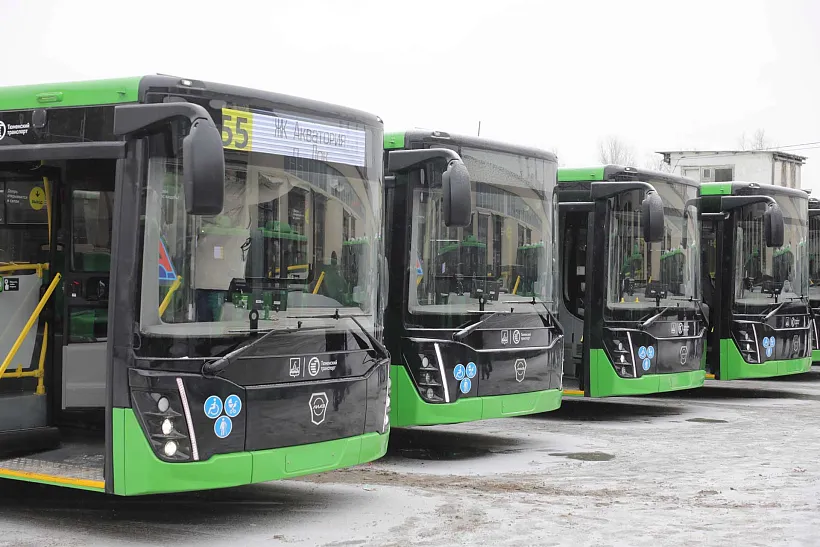 Почти 260&nbsp;новых автобусов поступило в&nbsp;Тюмень