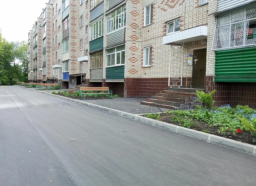 Еще&nbsp;четыре двора благоустроили в&nbsp;Плавске Тульской области