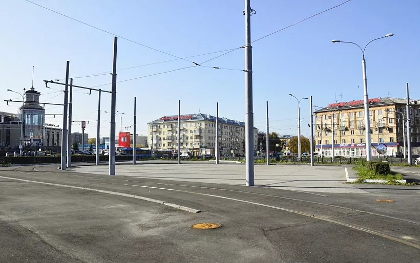 В&nbsp;Новокузнецке благоустроили Привокзальную площадь