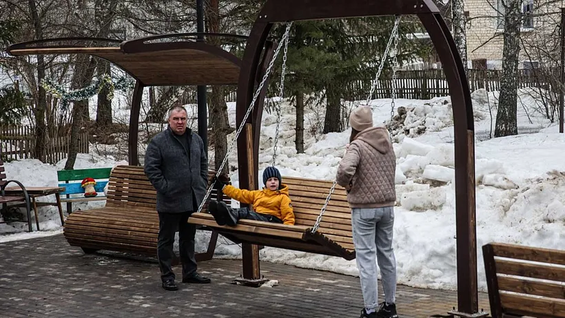 В&nbsp;городе Скопине Рязанской области обновили сквер Третьяка