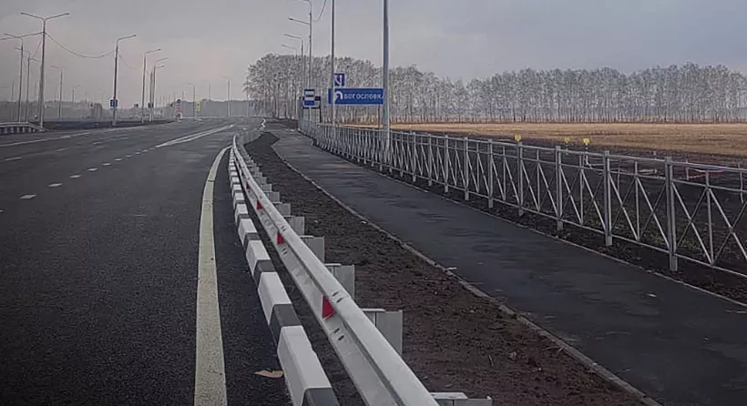 В&nbsp;Омской области отремонтировали участок трассы в&nbsp;сторону Новосибирска