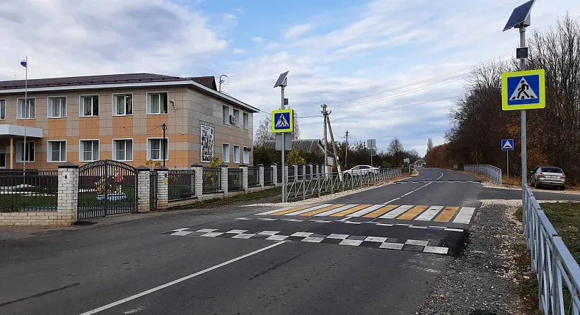В&nbsp;Липецкой области отремонтировали дорогу к&nbsp;трассе Елец&nbsp;&mdash; Красное