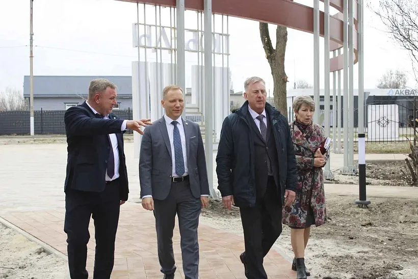 В&nbsp;Поворино Воронежской области завершили этап преображения парка Победы