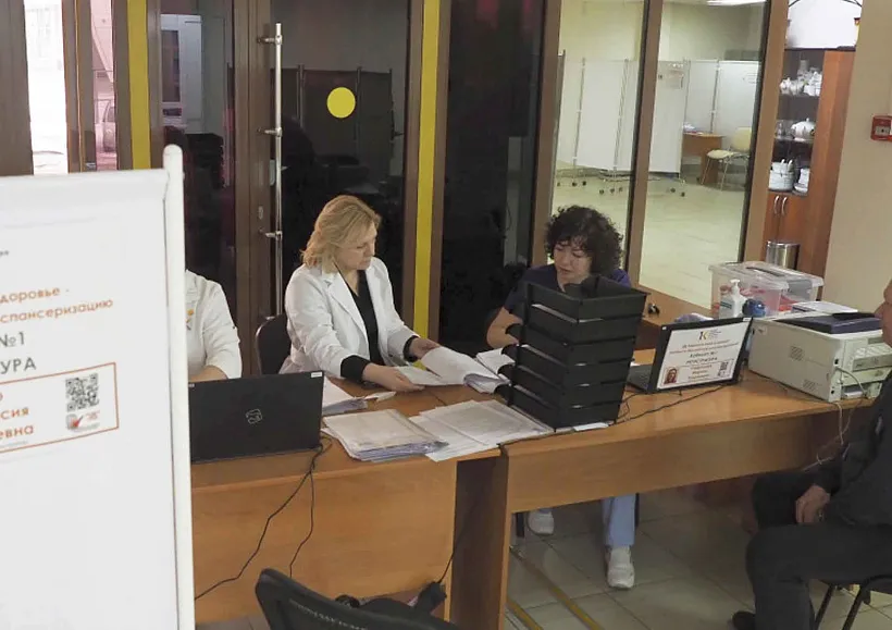 В&nbsp;Красноярском отделении Соцфонда РФ провели выездную диспансеризацию