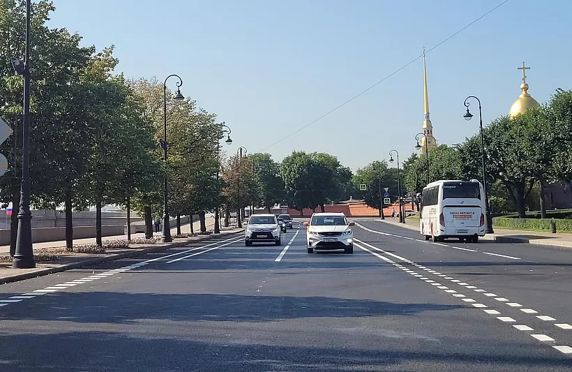 В&nbsp;Санкт-Петербурге досрочно завершили ремонт Петровской набережной