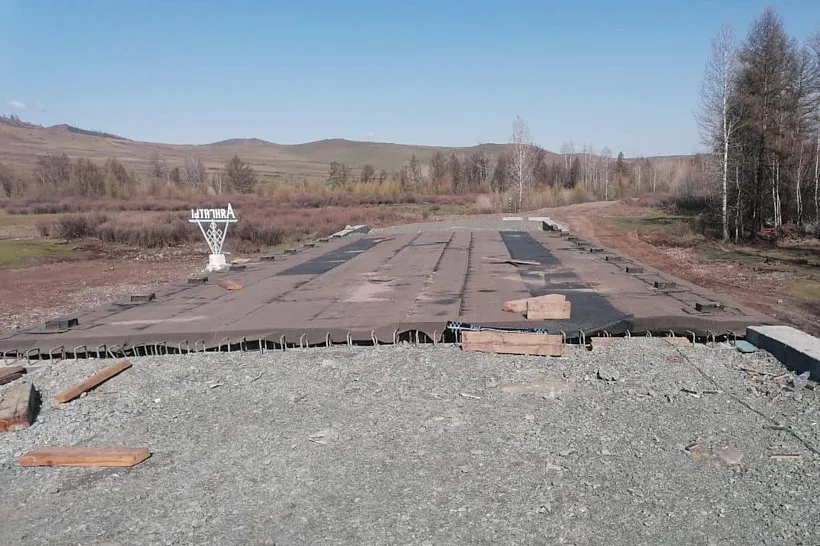 Ремонт моста через реку Большой Аянгаты завершится в&nbsp;Туве летом