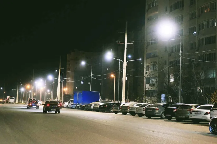 На&nbsp;улице Куликова в&nbsp;Астрахани обустроили линию освещения