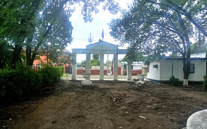 В&nbsp;кубанской станице Удобной начался капремонт центрального парка