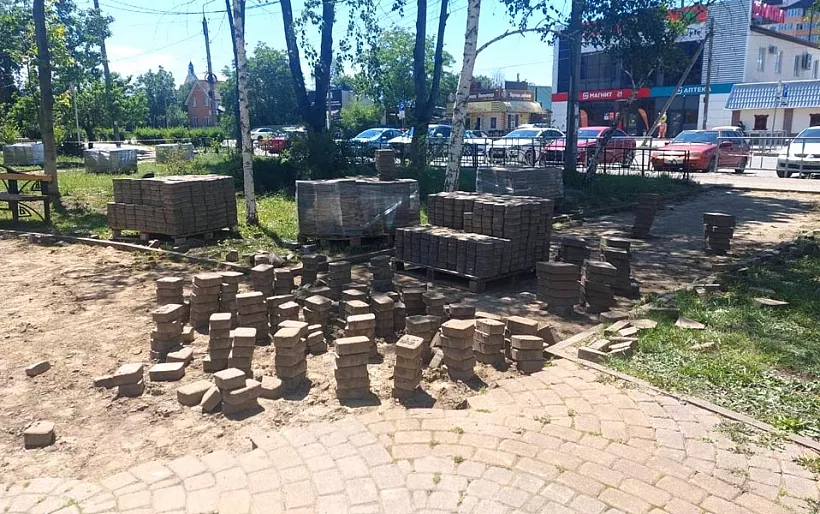 На&nbsp;Кубани в&nbsp;Белореченске началось благоустройство сквера &laquo;Молодежный&raquo;