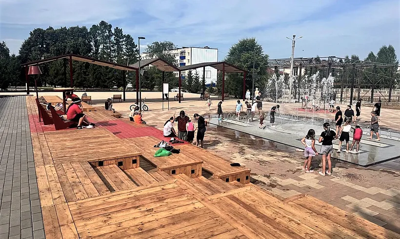 В&nbsp;городе Азнакаево Татарстана благоустроили парк имени Раувеля Ишкаева
