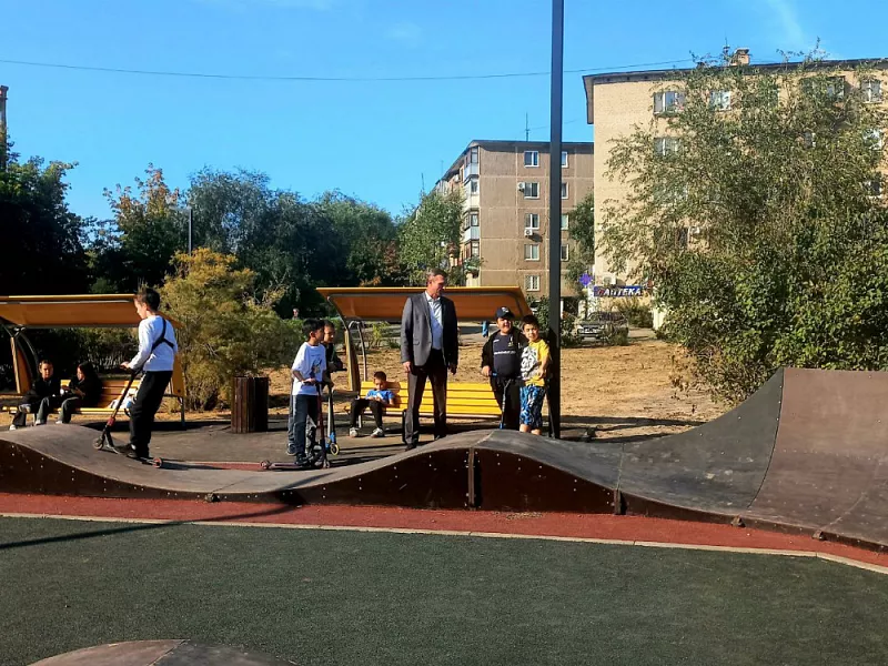 В&nbsp;Новотроицке Оренбургской области завершилось обустройство сквера