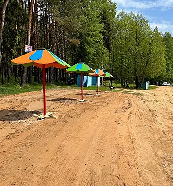 В&nbsp;поселке Дубровка Брянской области благоустроили пляж