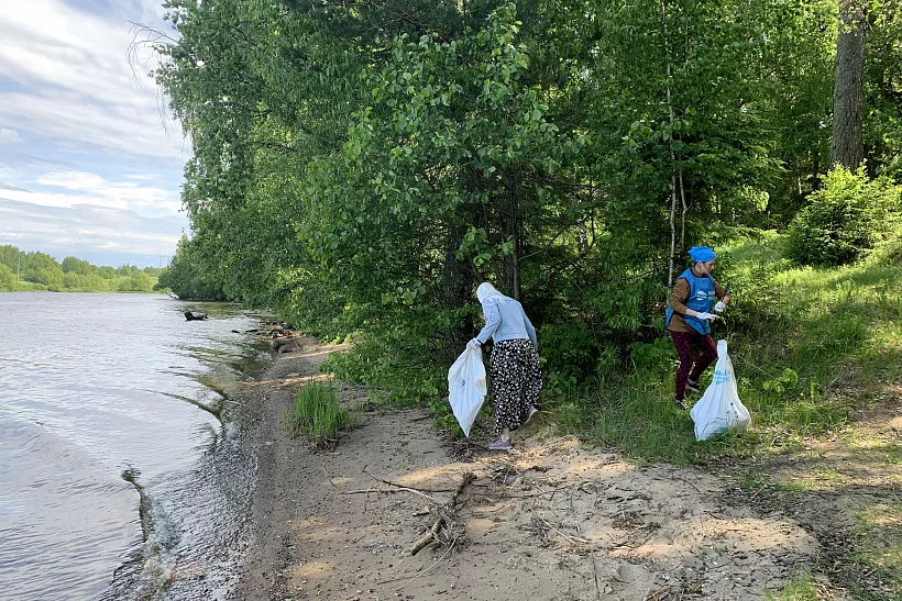 В&nbsp;Ярославской области очистили берега Угличского водохранилища