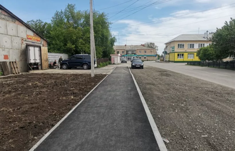 В&nbsp;селе Варна Челябинской области благоустроили тротуар