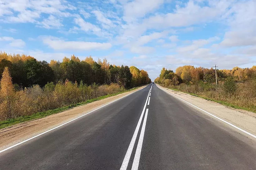 На&nbsp;северо-востоке Костромской области отремонтировали 20&nbsp;км главной трассы