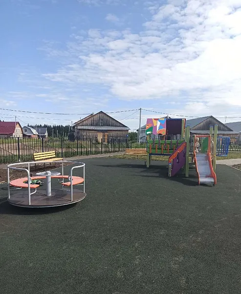 В&nbsp;пермском поселке Суксун обустроят комплексную детскую площадку