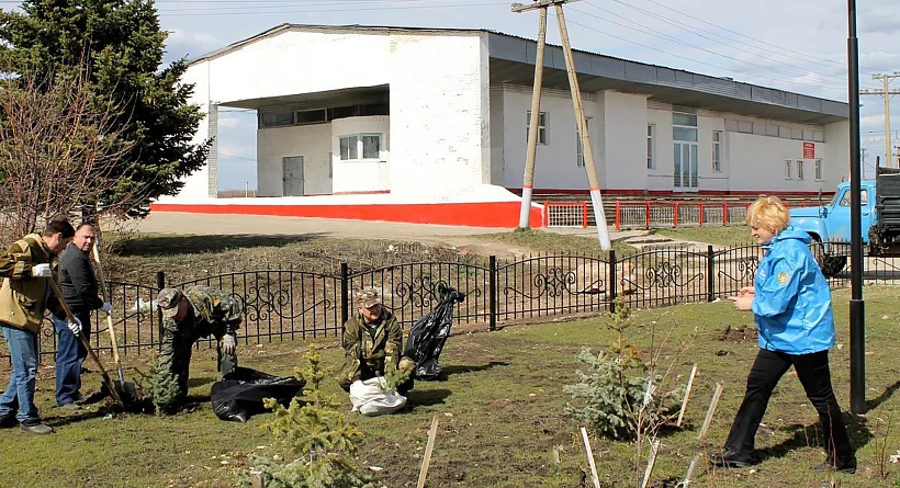 В&nbsp;селе Шентала Самарской области обновляют привокзальную площадь