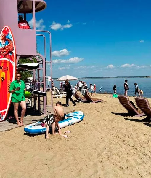 В&nbsp;городе Менделеевске в&nbsp;Татарстане открылся пляж &laquo;Тихие горы&raquo;
