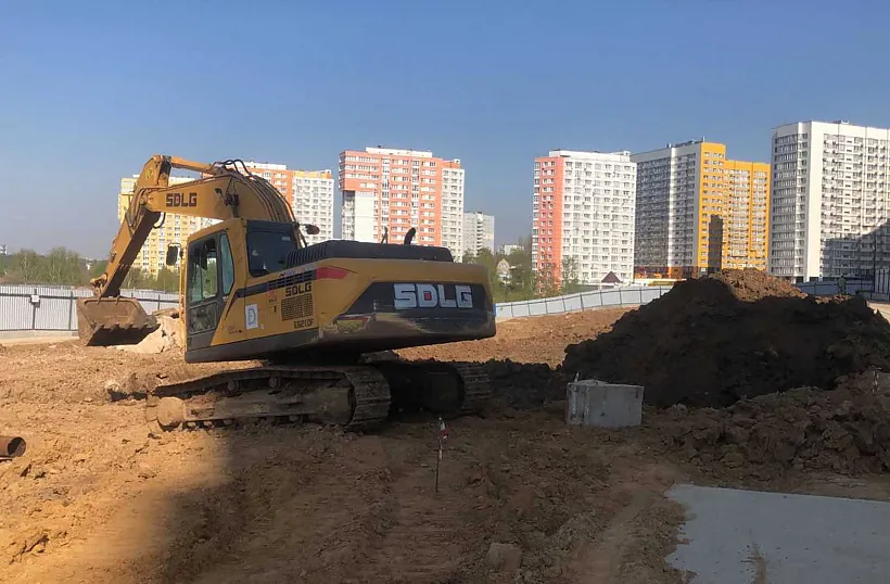 В&nbsp;Ленинском округе Подмосковья продолжается строительство поликлиники