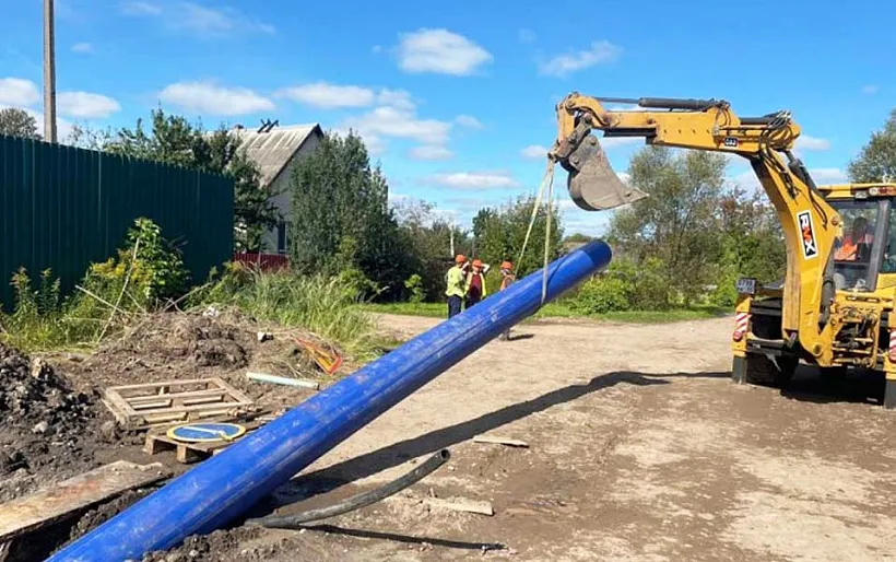 В&nbsp;Великих Луках Псковской области реконструировали водовод