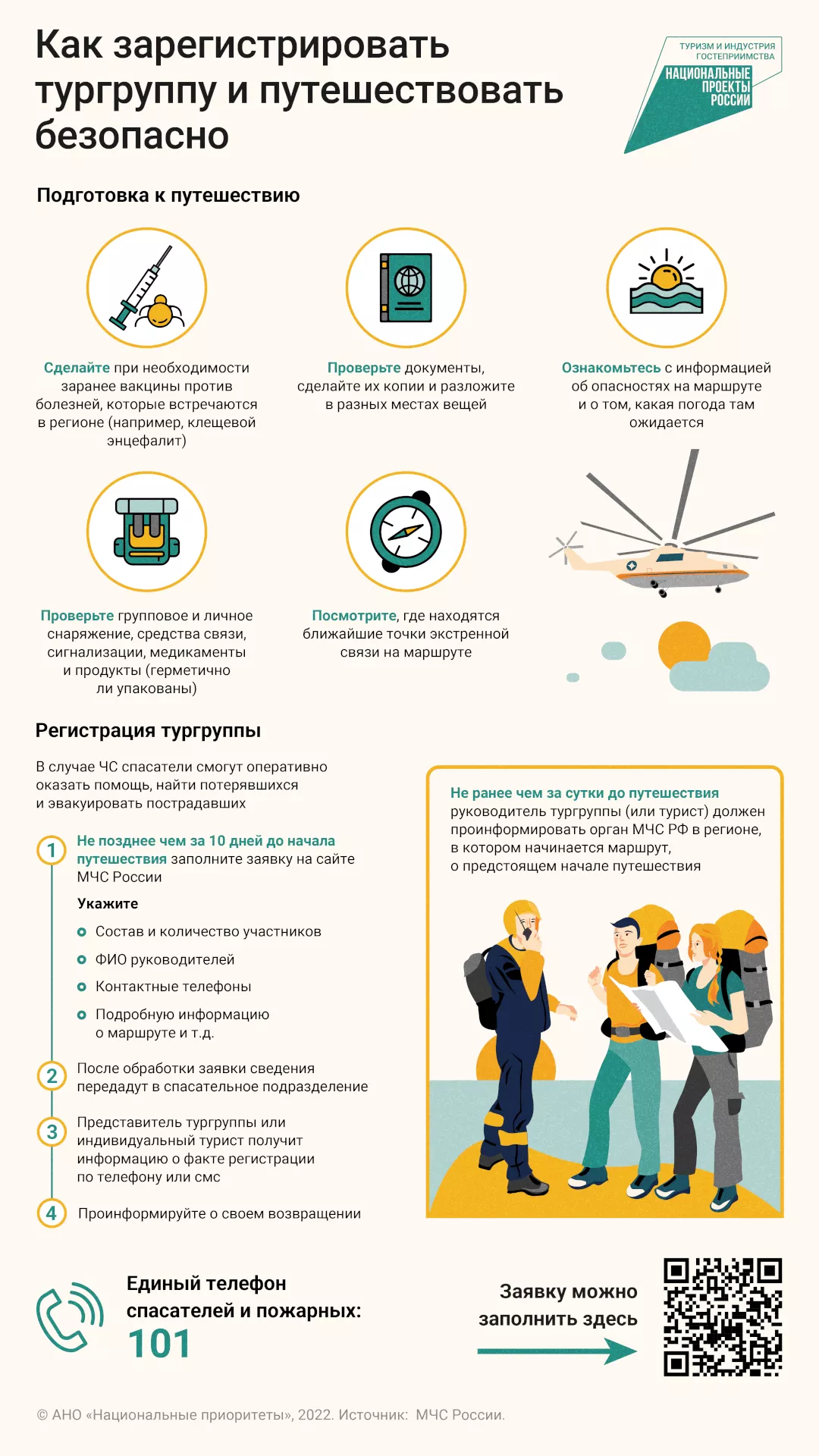 Время отдыхать: как зарегистрировать тургруппу и путешествовать безопасно