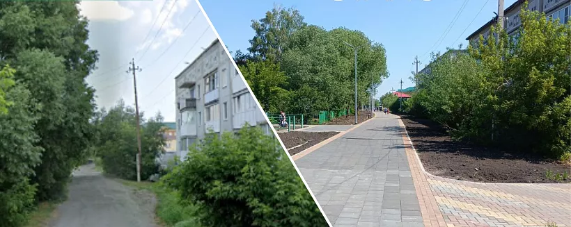В&nbsp;Называевске Омской области благоустроили пешеходную зону