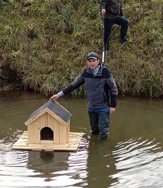В&nbsp;Агрызе установили домики для&nbsp;диких уток