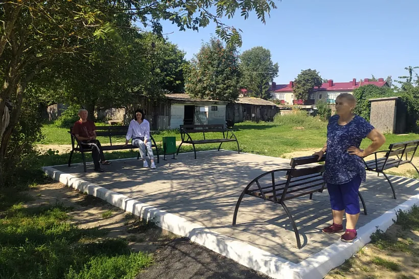 В&nbsp;Шаблыкинском районе Орловской области благоустроили дворовую территорию