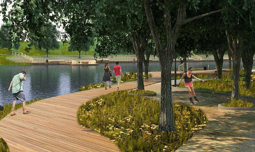 В&nbsp;поселке Ферзиково в&nbsp;Калужской области благоустроят прибрежную территорию