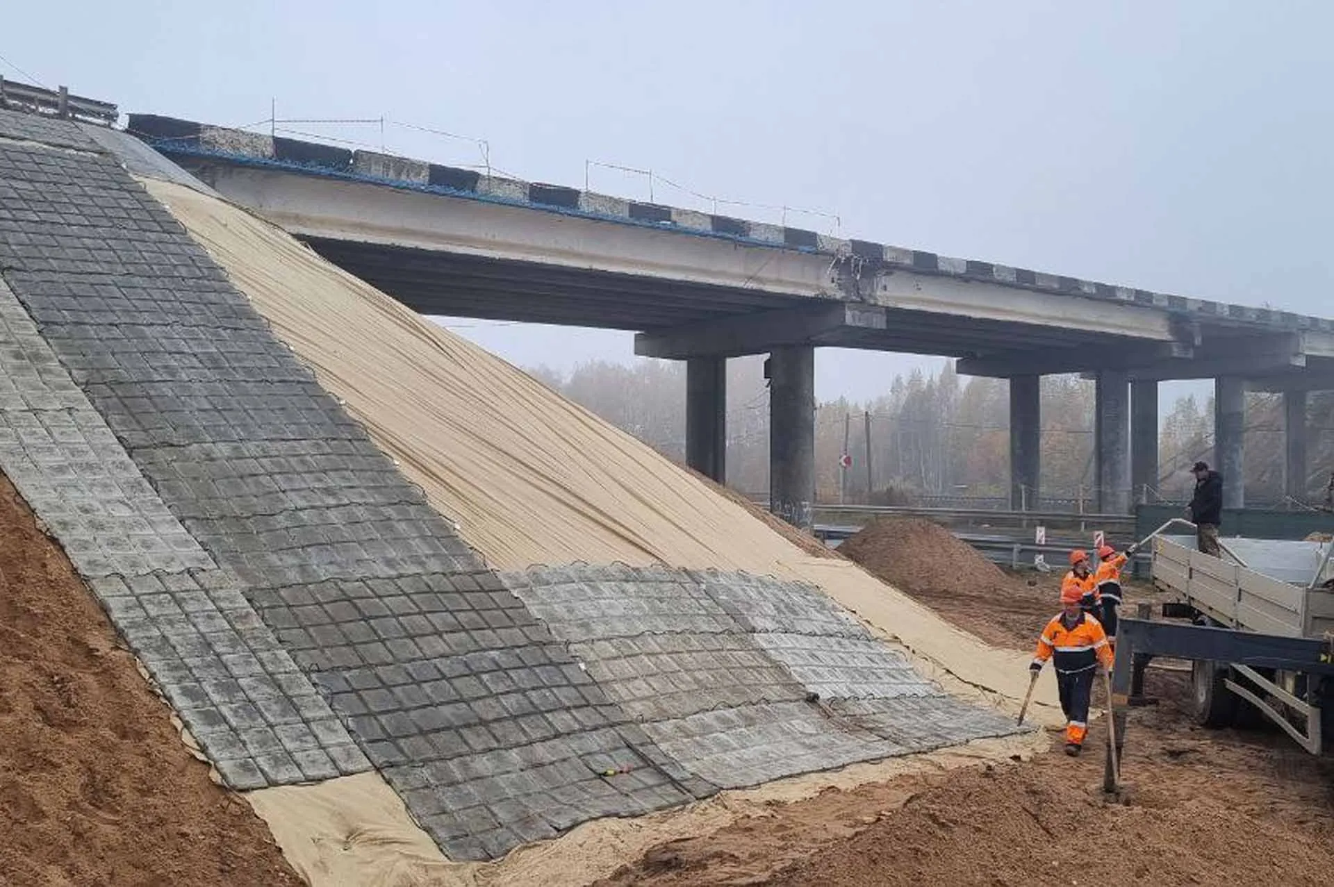Возле Шуи в&nbsp;Ивановской области отремонтируют путепровод