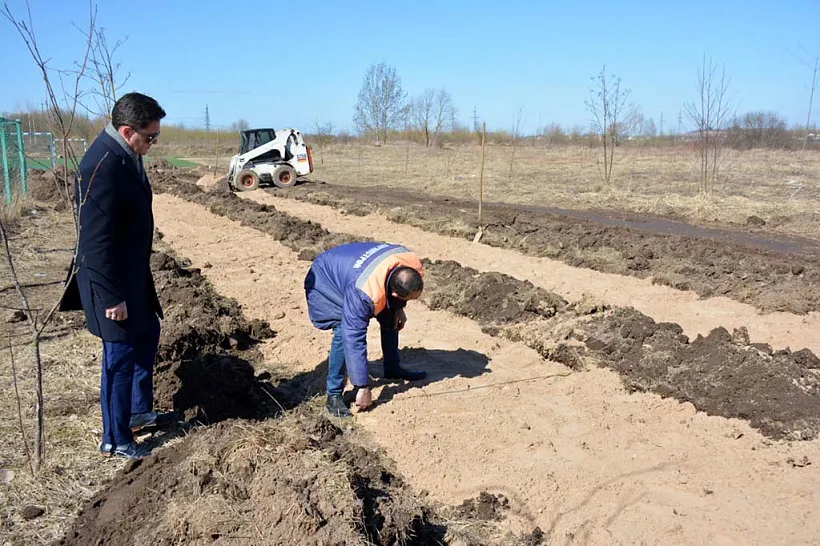 Под&nbsp;Псковом начали благоустраивать территорию для&nbsp;отдыха на&nbsp;месте пустыря