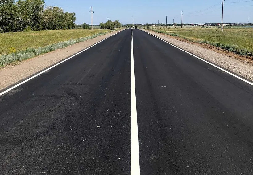 В&nbsp;Омской области отремонтировали дорогу, соединяющую три района