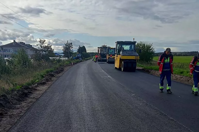 Девять километров трассы в&nbsp;Вологодской области обновят в&nbsp;этом году