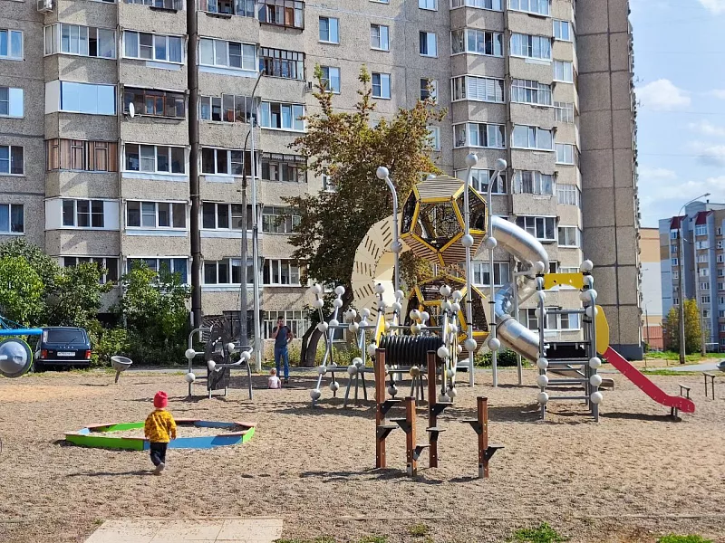 В&nbsp;Чебоксарах благоустроили межквартальный игровой комплекс