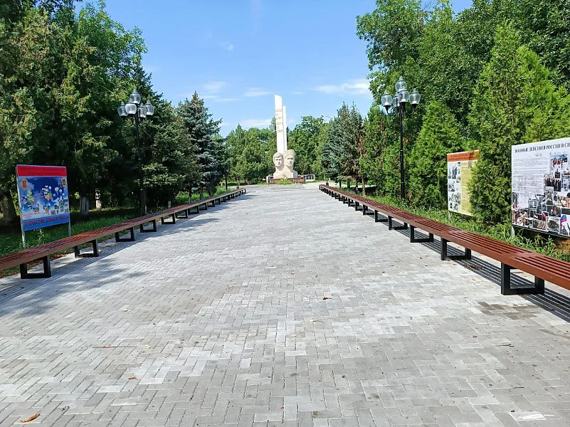 Парк Памяти благоустроили в&nbsp;городе Прохладном Кабардино-Балкарии
