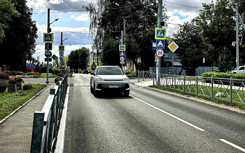 В&nbsp;Киреевске Тульской области отремонтировали 2&nbsp;дороги