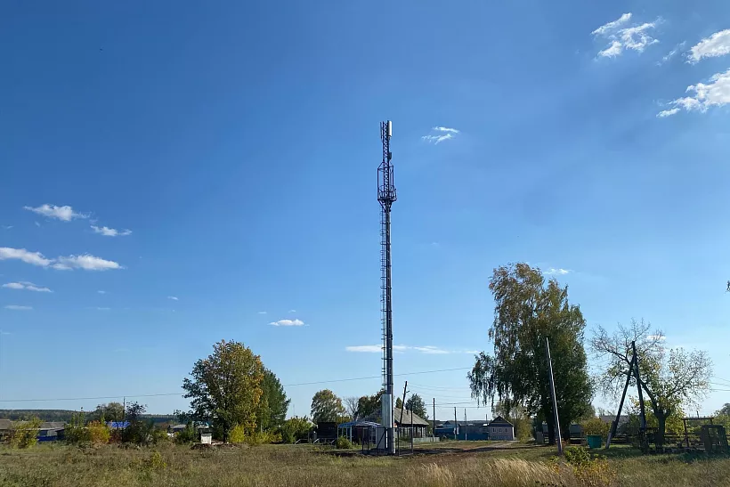 Вышку сотовой связи установили в&nbsp;деревне Новой Монье Удмуртской Республики