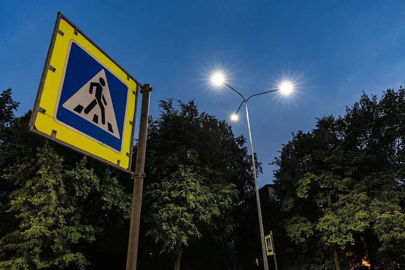 На&nbsp;Ключевой улице в&nbsp;Петербурге обновили систему освещения
