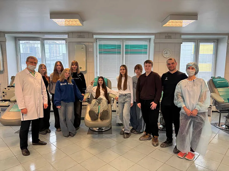 В&nbsp;Красноярском центре крови № 1&nbsp;прошла экскурсия для&nbsp;школьников