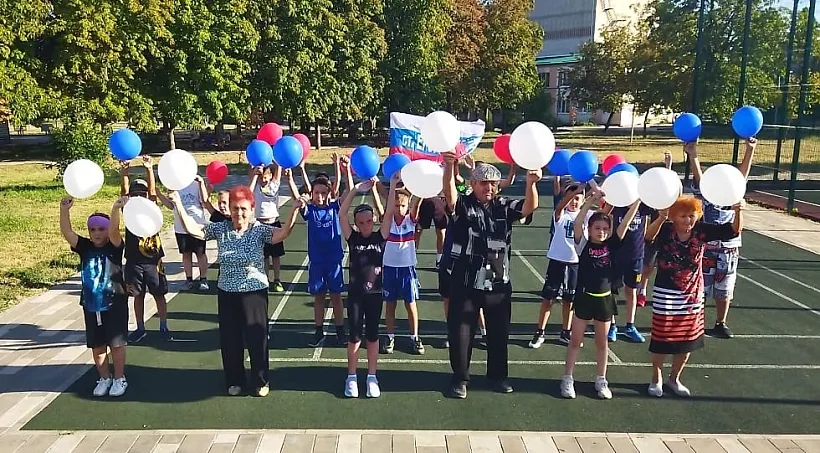 В&nbsp;Егорлыкском районе Ростовской области прошел физкультурный флешмоб