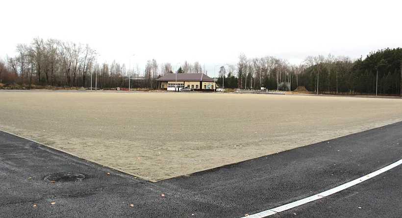 В&nbsp;Тавде Свердловской области завершили первый этап обновления стадиона