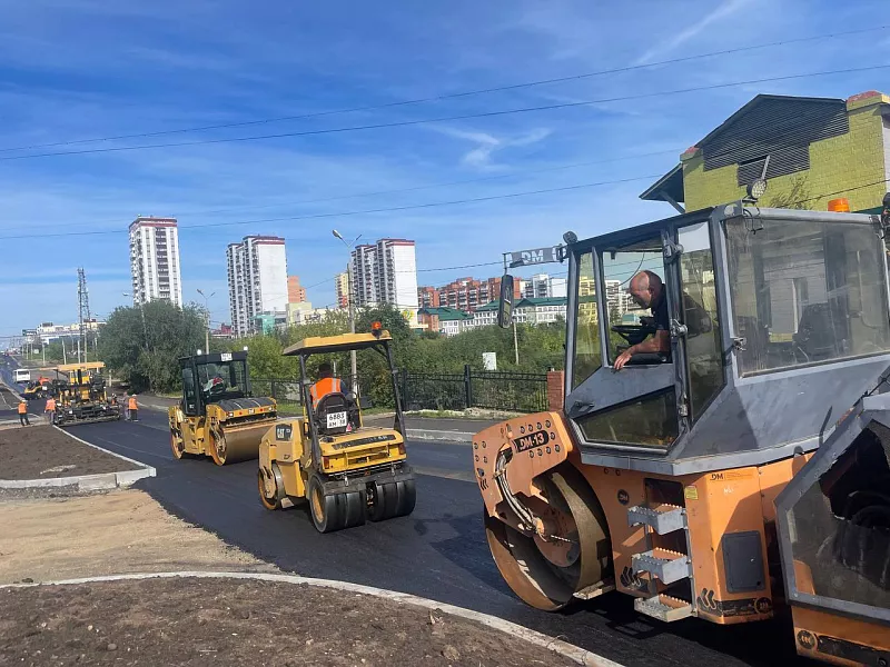 В&nbsp;Иркутске уложили новый асфальт на&nbsp;пяти участках улиц