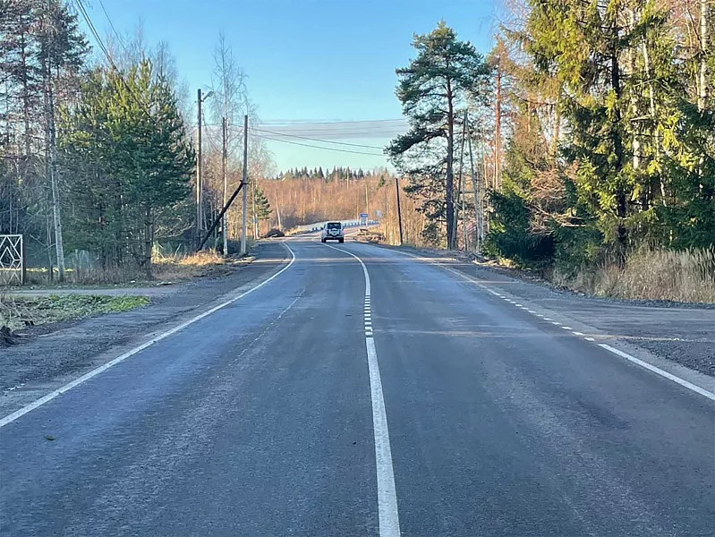 В&nbsp;карельском поселке Вяртсиля отремонтировали дорогу