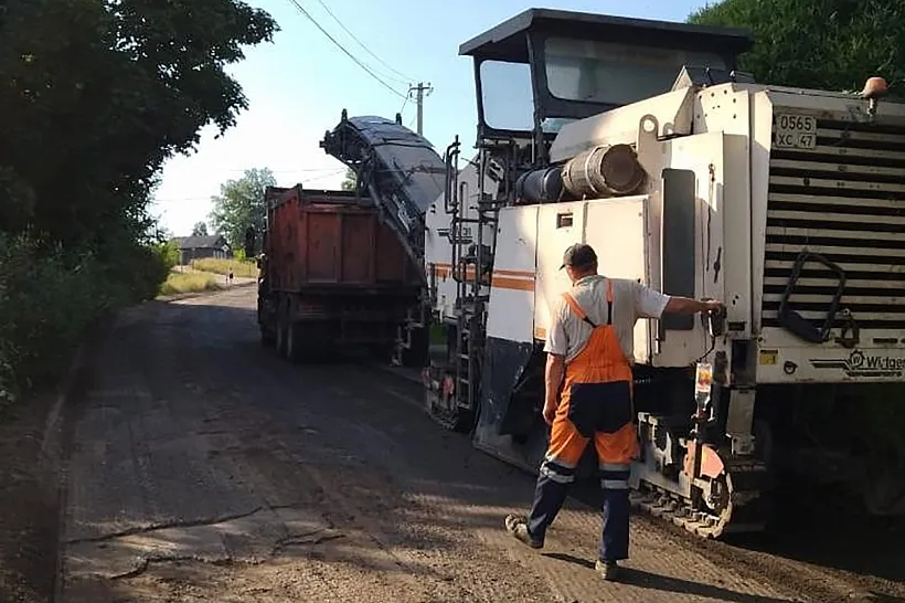 В&nbsp;Новгородской области ремонтируют дорогу Крестцы&nbsp;&mdash; Старое Рахино