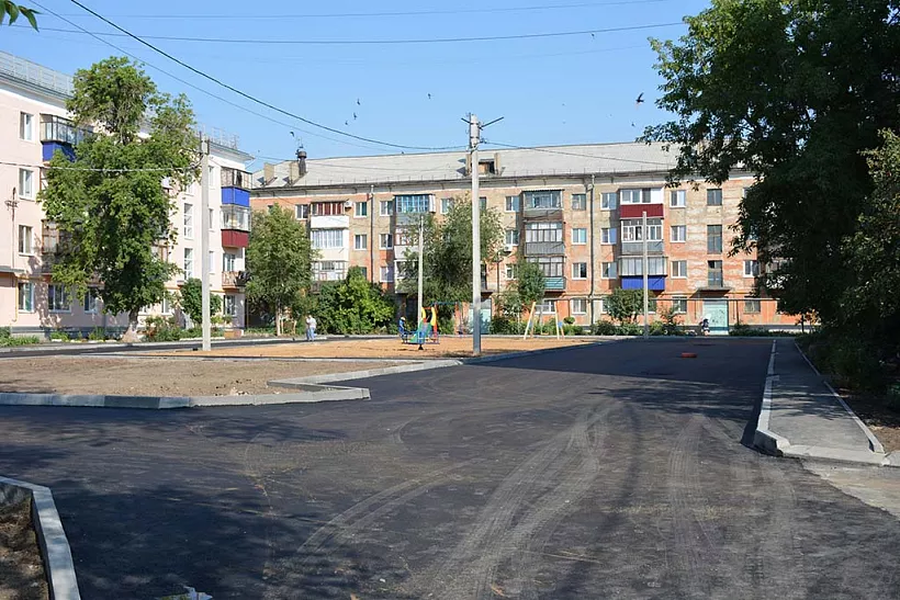 В&nbsp;городе Гае Оренбургской области благоустроили дворовую территорию